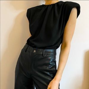 Zara Shoulder Pad Blouse